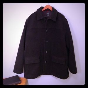 🌟 JCrew Wool Coat - XL Charcoal